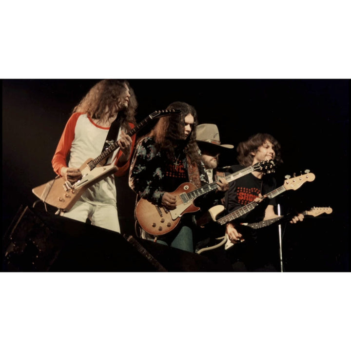 Lynyrd Skynyrd vintage full size acoustic guitar signed with proof Awesome Artifacts