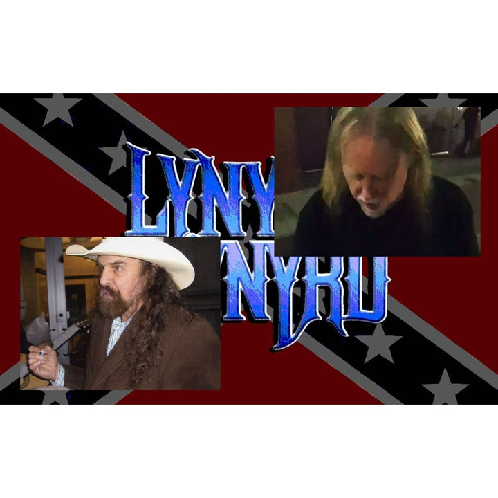 Lynyrd Skynyrd vintage full size acoustic guitar signed with proof Awesome Artifacts