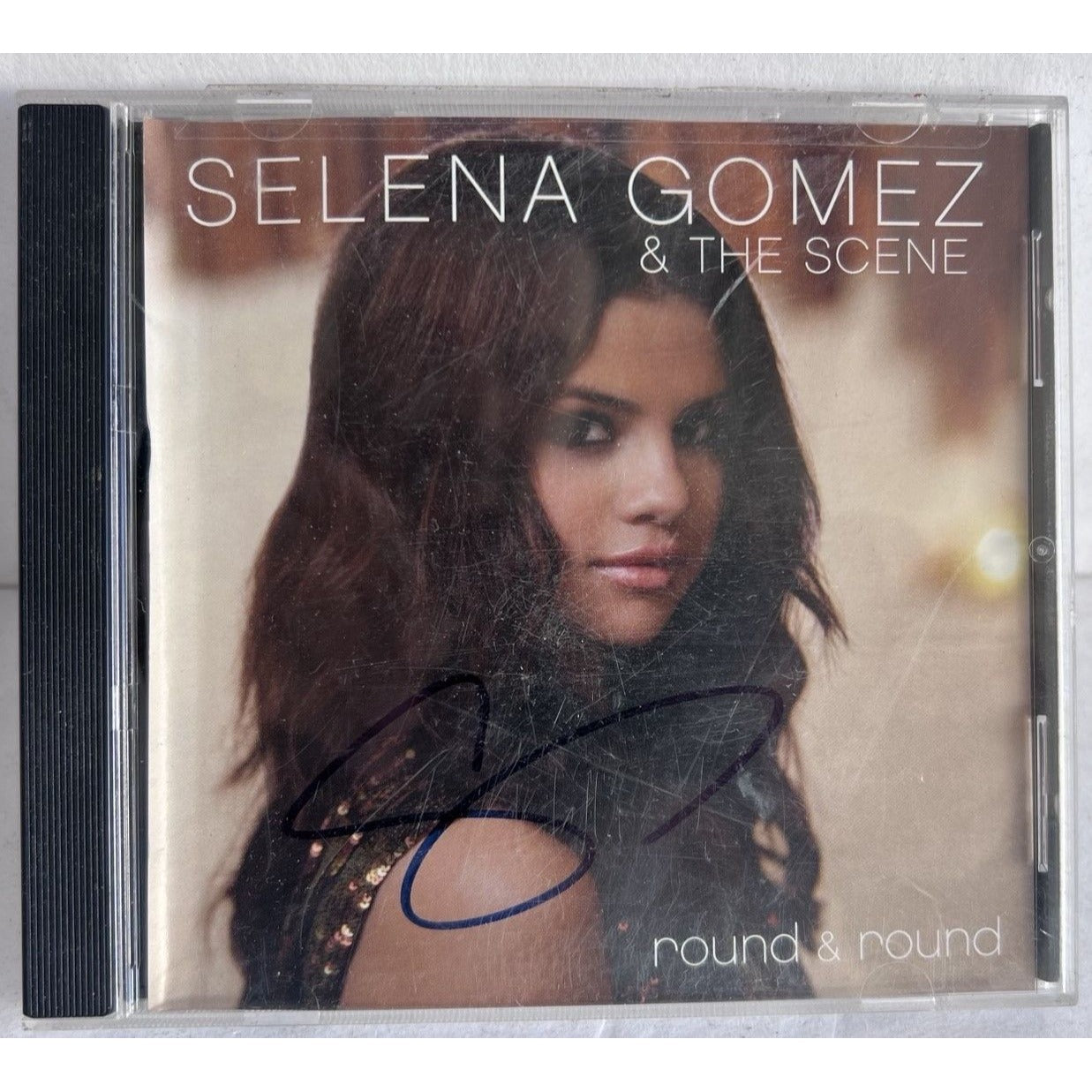 Selena Gomez CD and cover signed with proof