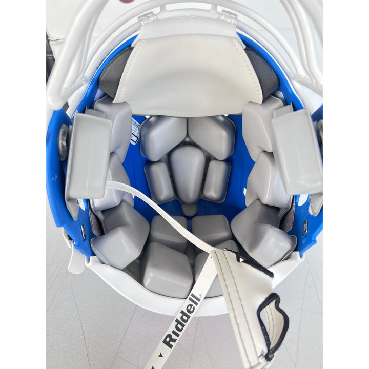 Super Bowl LIX 2025 Philadelphia Eagles pro game model helmet team signed with 40 plus signatures & signing proof .