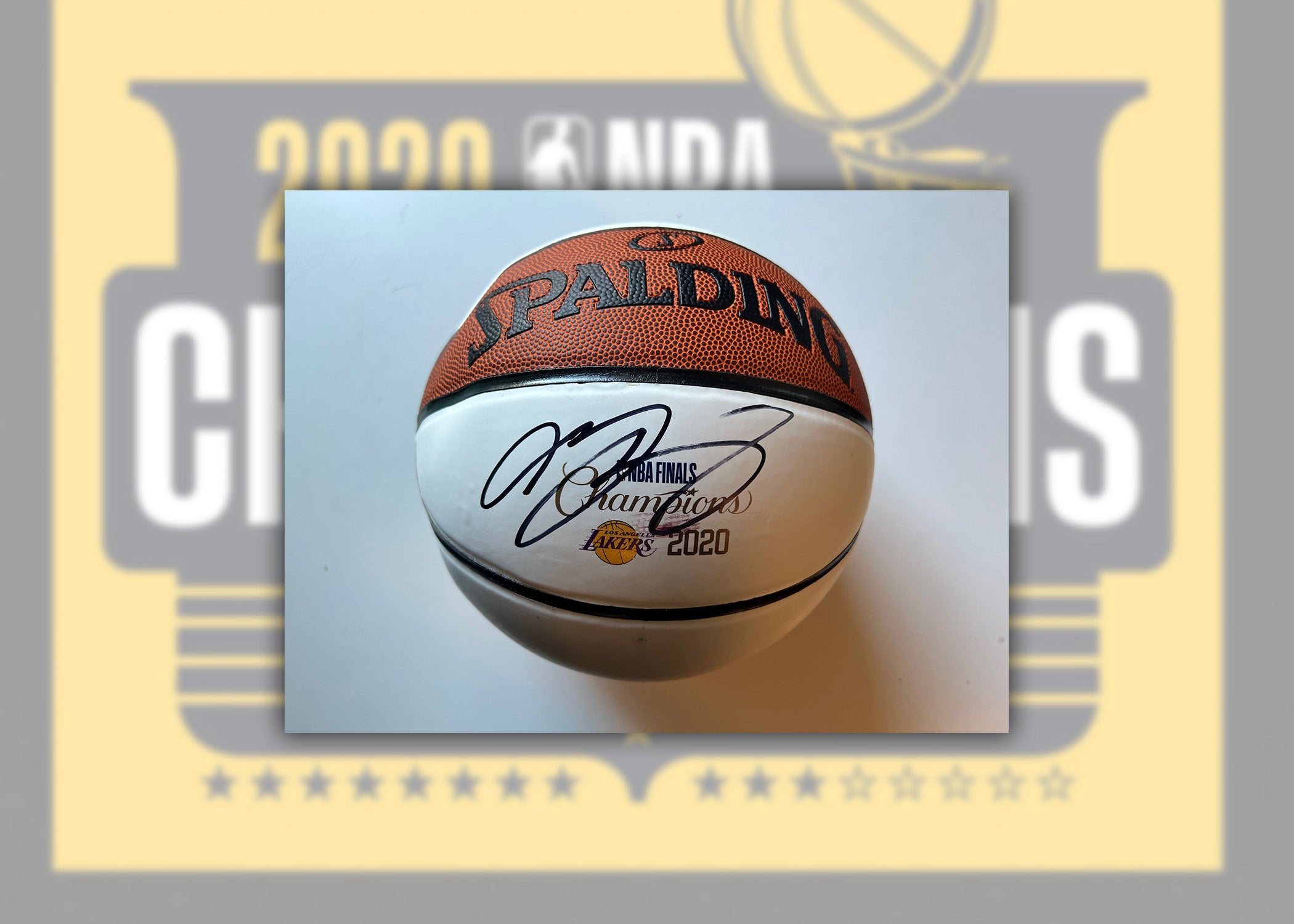 LeBron James  NBA Champs Commemorative full size basketball signed with proof