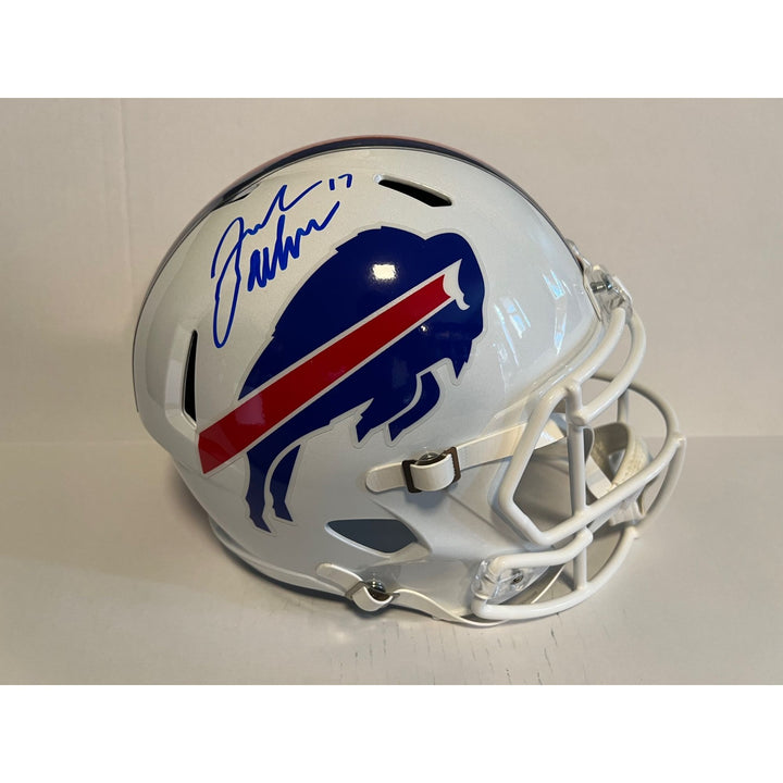 Josh Allen Buffalo Bills Pro Model full size helmet signed with proof