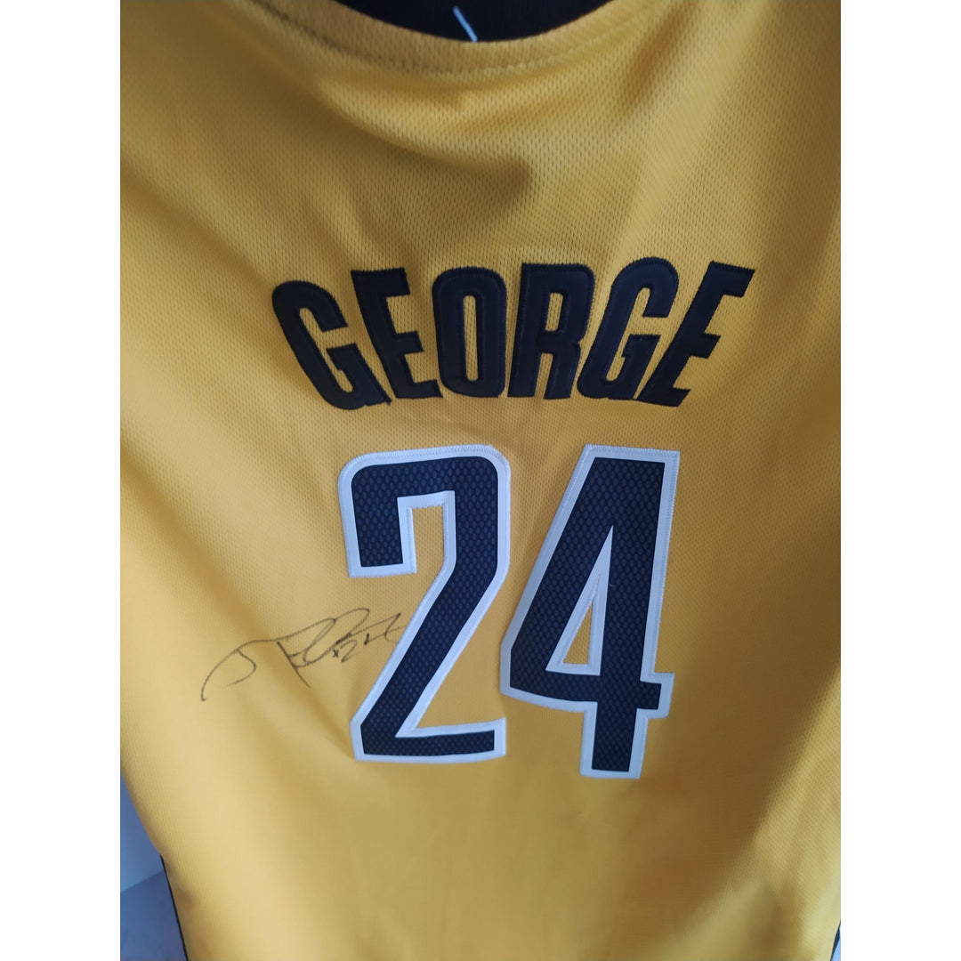 Paul George Indiana Pacers game model jersey signed with proof