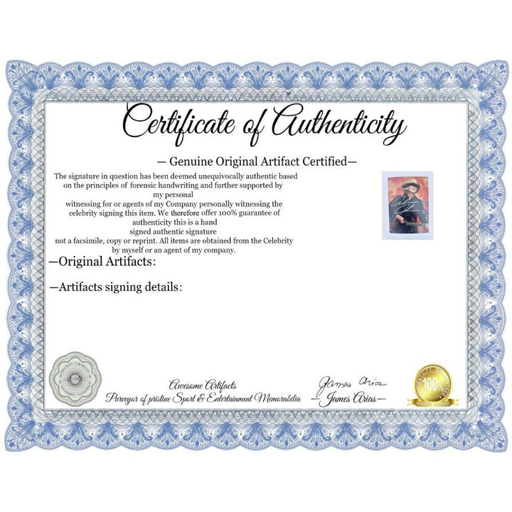 Alan Jackson Country Music Legend 5x7 Photo signed with proof.