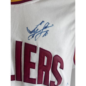 LeBron James Cleveland Cavaliers 2015-16 NBA champs team signed jersey with proof