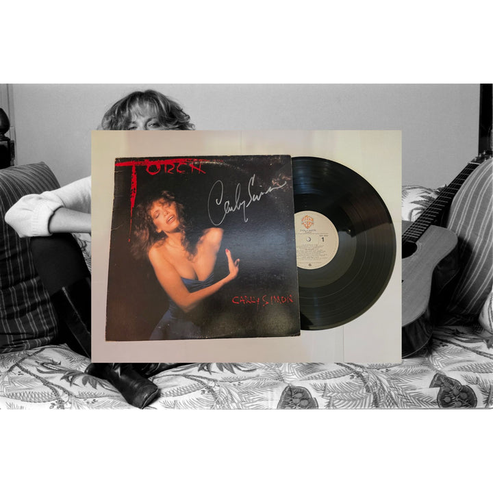Carly Simon "Torch" LP signed with proof.