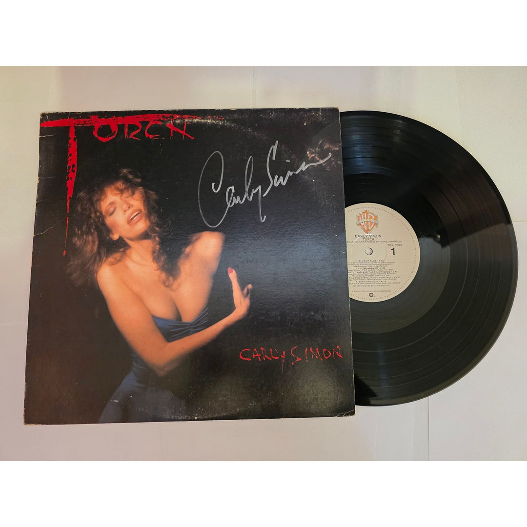Carly Simon "Torch" LP signed with proof.