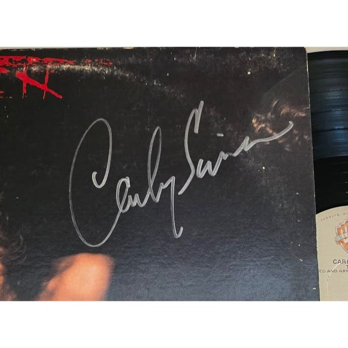 Carly Simon "Torch" LP signed with proof.