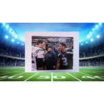 Load image into Gallery viewer, Russell Wilson Seattle Seahawks Tom Brady New England Patriot 8x10 photo signed with proof
