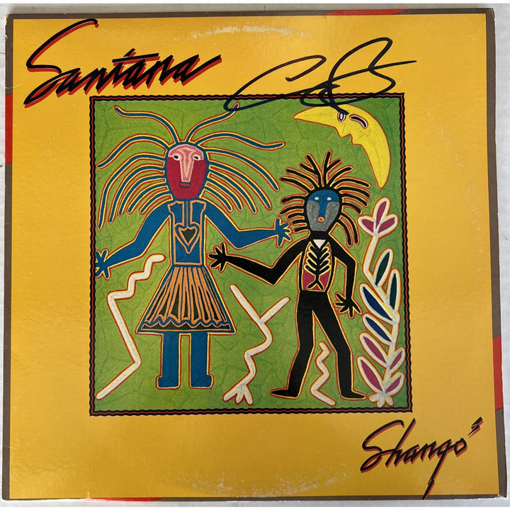 Carlos Santana Shango LP signed with proof