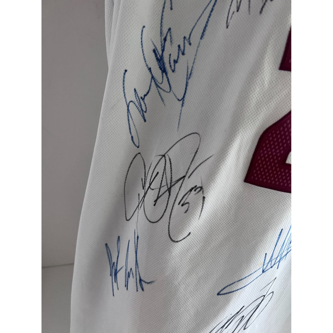 LeBron James Cleveland Cavaliers 2015-16 NBA champs team signed jersey with proof