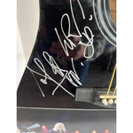 Load image into Gallery viewer, Tears for fears full-size black acoustic one of a kind guitar signed with proof
