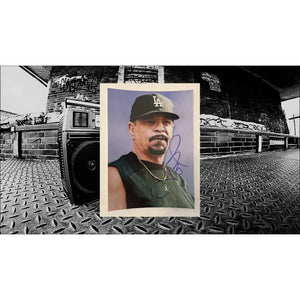 Ice T Tracy Lauren Marrow 5x7 photograph  signed with proof