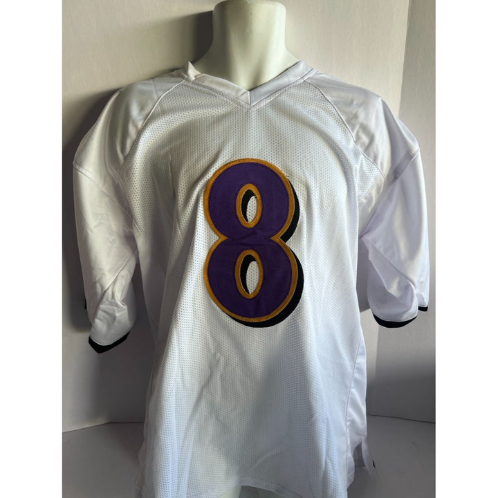 Baltimore Ravens Lamar Jackson full size jersey signed with proof