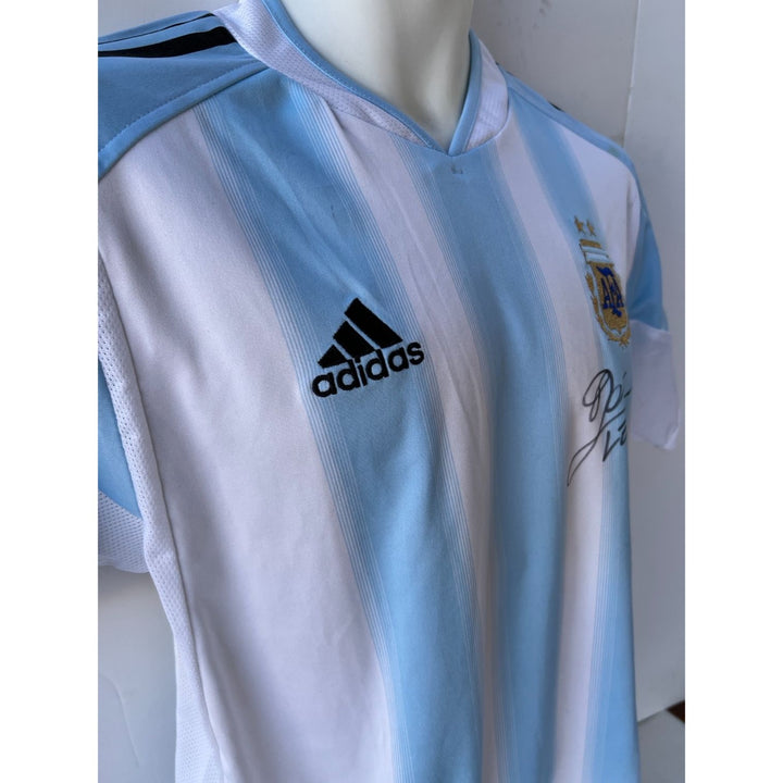 Lionel Messi Argentina jersey signed with proof $599 0r $999 framed