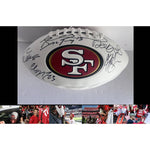 Load image into Gallery viewer, San Francisco 49ers Brock Purdy Deebo Samuel Kyle Shanahan Christian McCaffrey George Kittle full size football signed with proof

