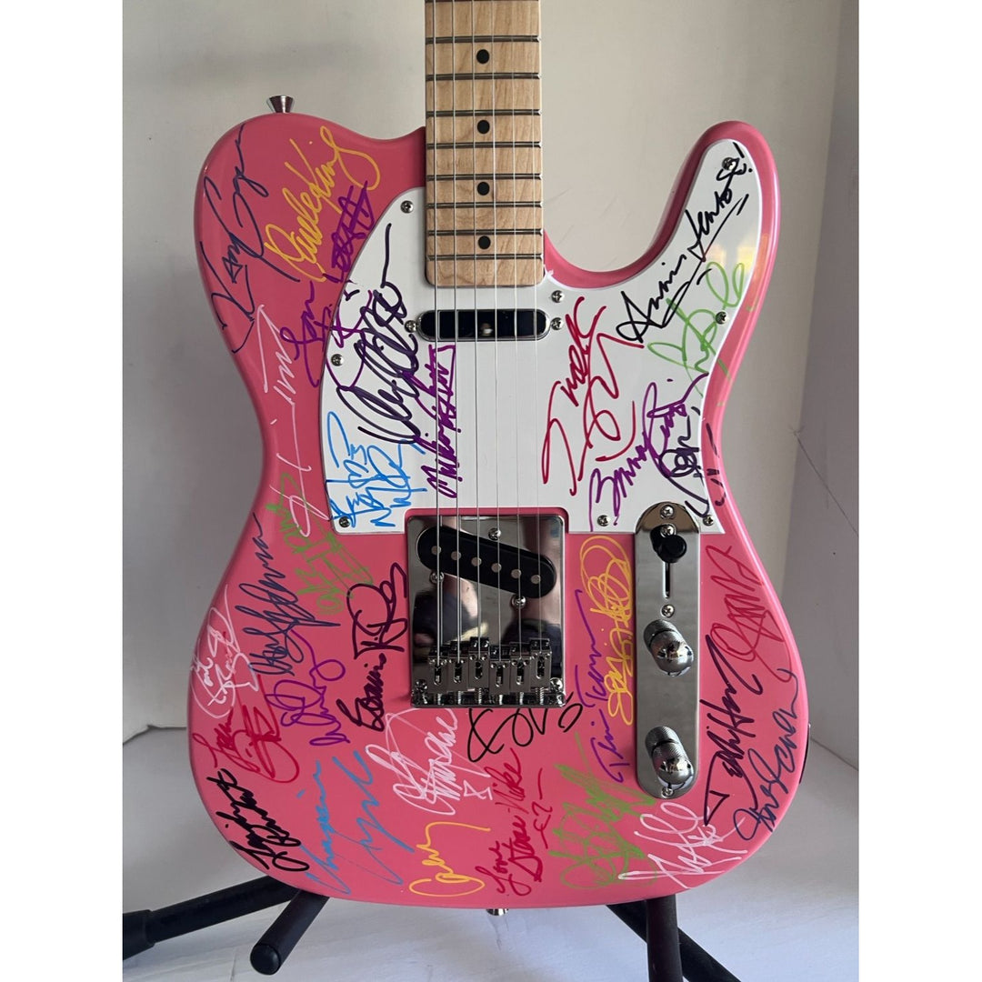 Taylor Swift Madonna Tina Turner Stevie Nicks 20 plus women of rock full size telecaster electric guitar signed with proof