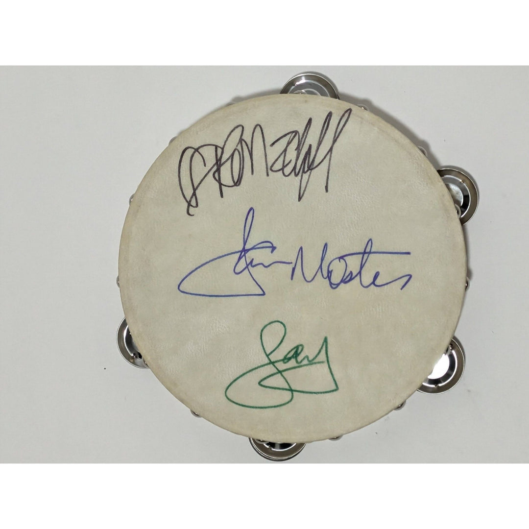 Run DMC Joseph Simmons Jammaster Jay Daryl McDaniels 10' tambourine signed with proof