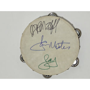 Run DMC Joseph Simmons Jammaster Jay Daryl McDaniels 10' tambourine signed with proof