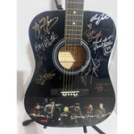 Load image into Gallery viewer, Bruce Springsteen Clarence Clemons and The E Street Band 39&#39;&#39; acoustic guitar signed  with proof
