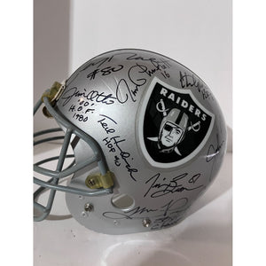 Al Davis John Madden Howie Long Bo Jackson 21 Oakland and Los Angeles Raiders signed helmet with proof