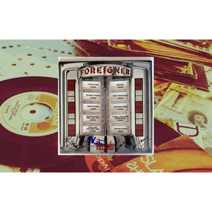 Mick Jones and Lou Gramm, Dennis Elliott, Rick Wills Foreigner LP with proof