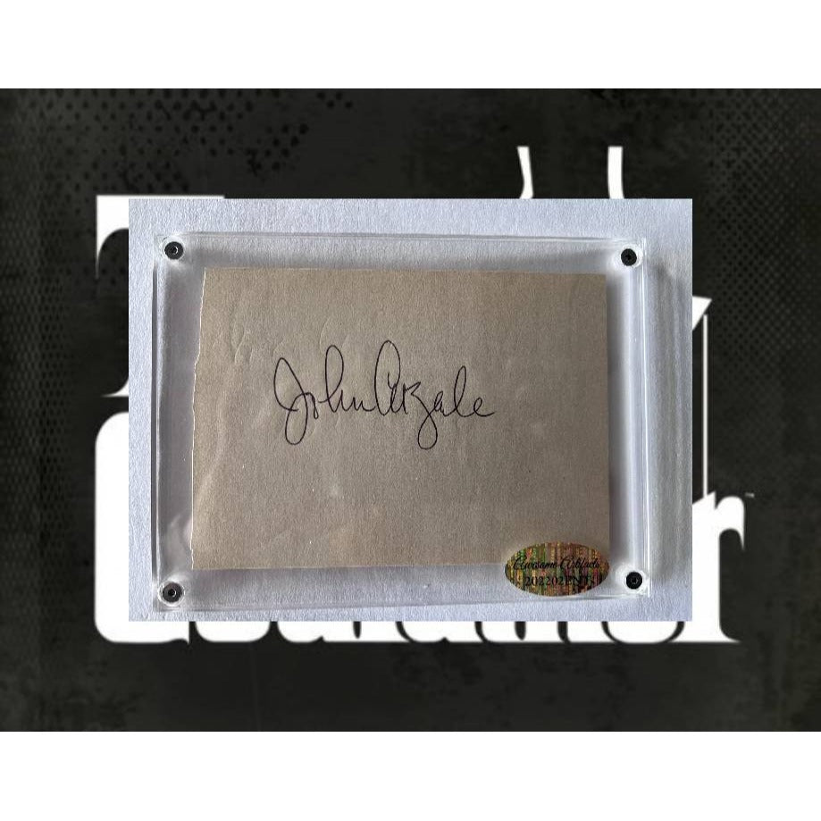 John Cazale "Fredo Corleone" The Godfather autograph book page signed