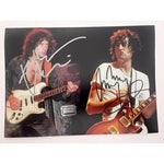 Load image into Gallery viewer, Jimmy Page Led Zeppelin Ritchie Blackmore Deep Purple 5x7 photo signed with proof
