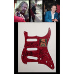 Load image into Gallery viewer, Robert Plant Jimmy Page John Paul Jones Led Zeppelin Fender Stratocaster electric guitar pickguard signed with proof
