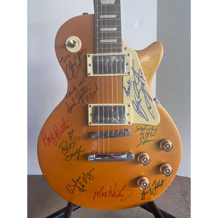 Bruce Springsteen Clarence Clemons Stevie Van Zant and the E Street Band Les Paul Electric guitar signed with proof