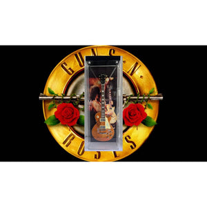 Guns N' Roses Axl Rose Slash Matt Sorum full band signed with proof and 16x48 display case