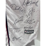 Load image into Gallery viewer, Washington Nationals 2019 World Series champions Juan Soto Max Scherzer Stephen Strasburg game model embroidered jersey signed with proof
