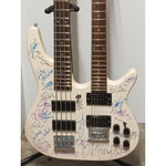 Load image into Gallery viewer, Jimmy Page, Eddie Van Halen, Angus Young, Eric Clapton, 25 guitar Legends BadAax electric guitar signed with proof
