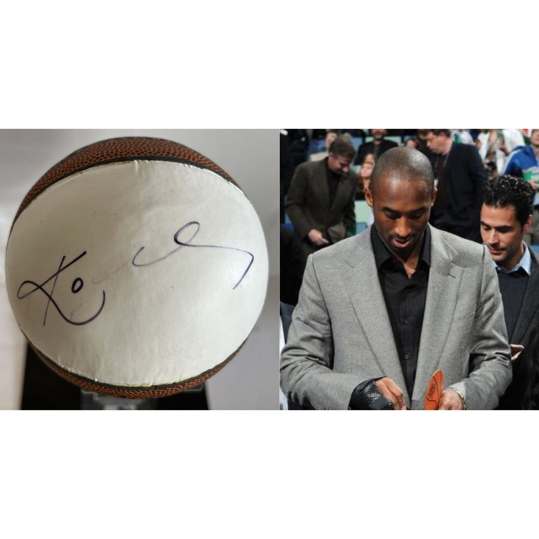 Kobe Bryant Los Angeles Lakers mini basketball signed with proof