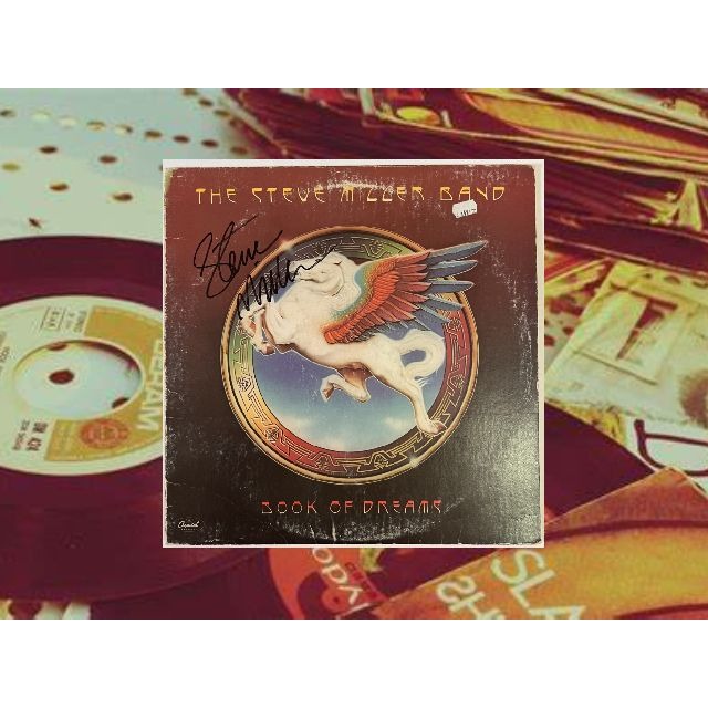 Steve Miller "Book of Dreams" LP signed with proof