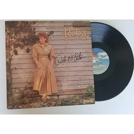Reba McEntire "Whoever's in New England" LP signed with proof