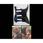 Load image into Gallery viewer, Rush Neil Peart Geddy Leddy Alex Lifeson electric guitar pickguard signed with proof
