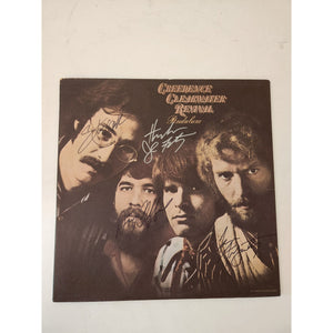 Creedence Clearwater Revival Pendulum John and Tom Fogerty Stew cook Doug Clifford LP signed with proof