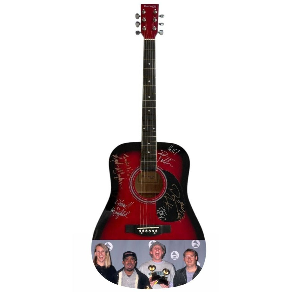 Darius Drucker Hootie and the Blowfish One of a Kind full size acoustic guitar signed with proof.