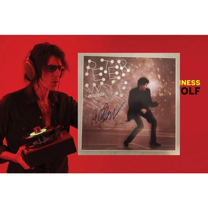 Peter Wolf "Lights Out" original album LP signed