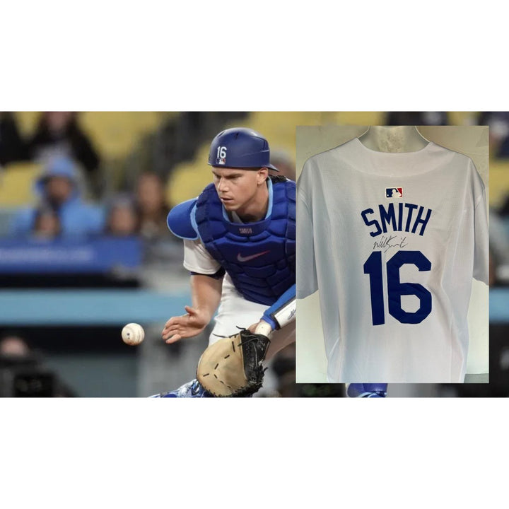 Will Smith Los Angeles Dodgers Nike size xl game mode jersey signed with proof