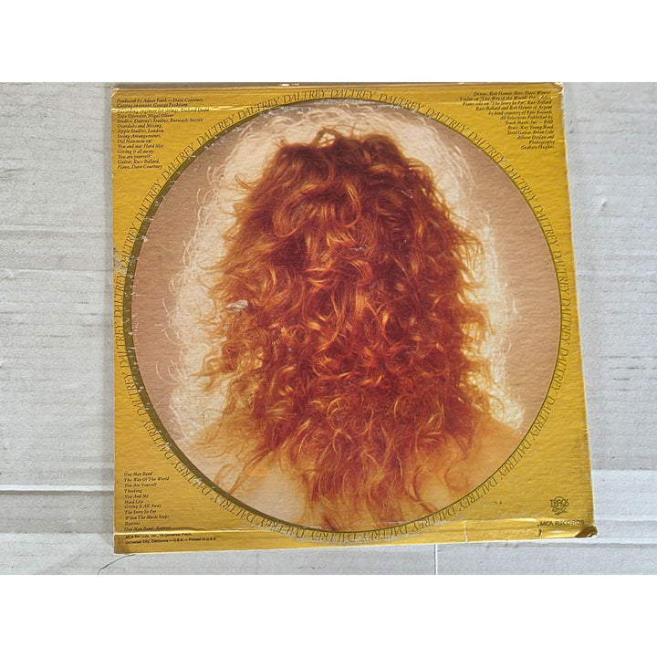 Roger Daltrey ''Daltrey'' LP signed with proof.
