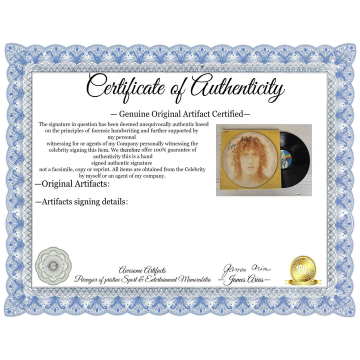Roger Daltrey ''Daltrey'' LP signed with proof.
