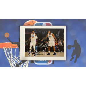 Los Angeles Clippers Kawhi Leonard and Paul George 8x10 photo signed with proof