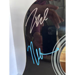 Load image into Gallery viewer, Neal Schon,  Ross Valory,  Jonathan Cain, Greg Rowley Steve Perry Journey complete band signed acoustic guitar with proof
