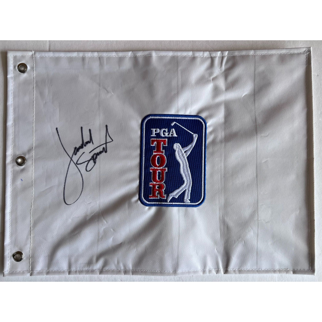 Jordan Spieth PGA Tour embroidered golf flag sign with proof