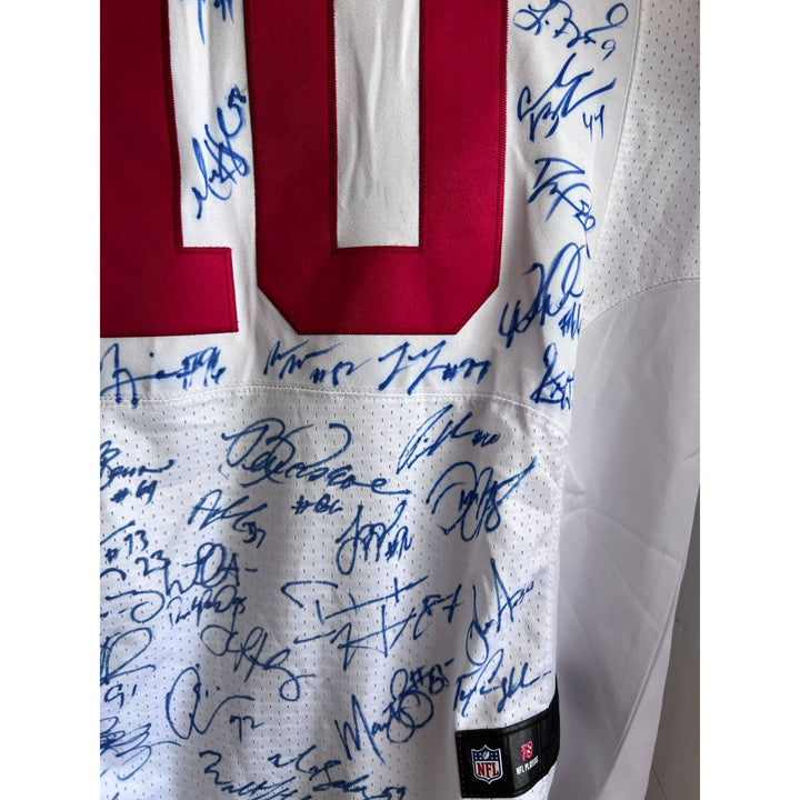 Eli Manning 2012 New York Giants Super Bowl champions team sign Jersey Nike game model size 48 signed