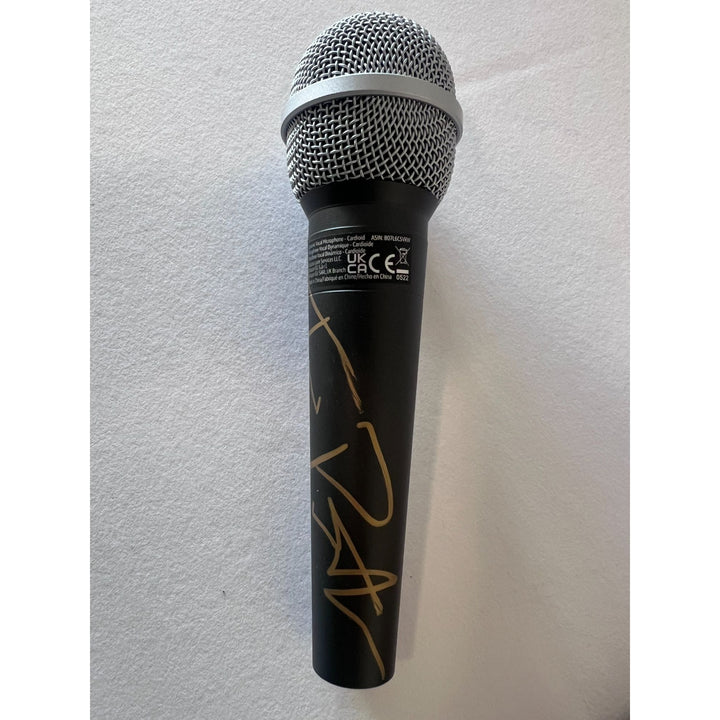 Tom Petty microphone signed with proof