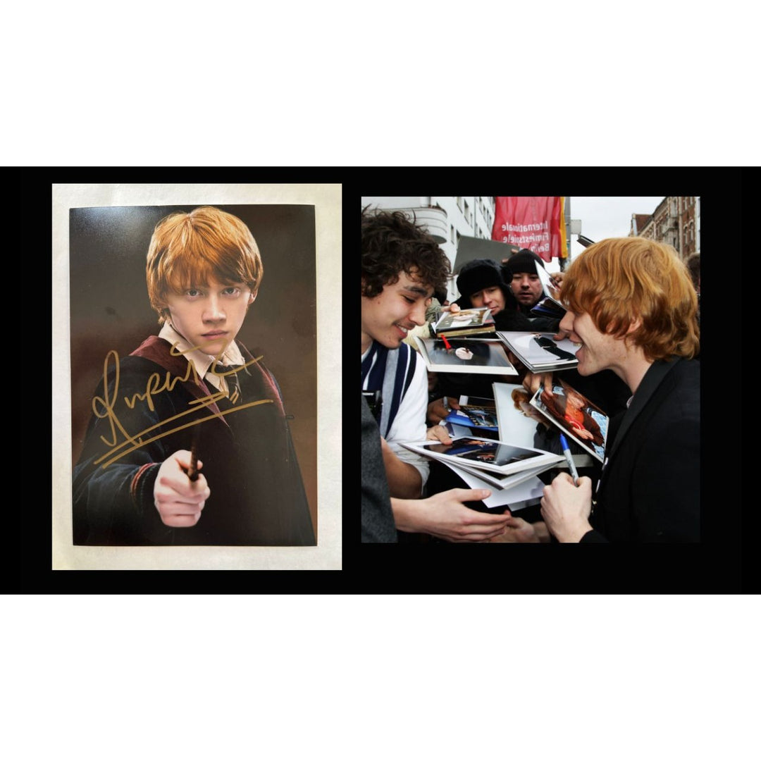 Harry Potter Rupert Grint 5x7 photo signed with proof