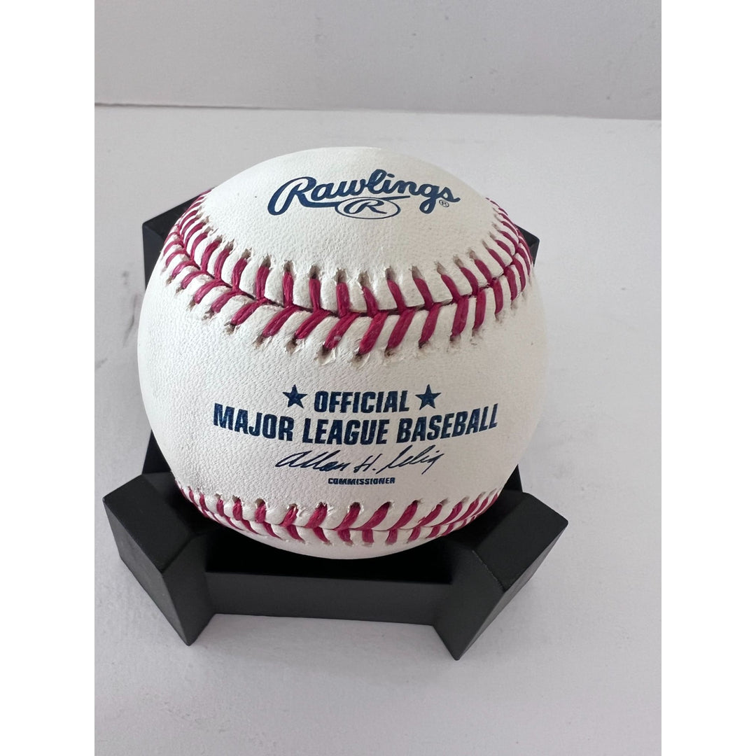 Bill and Hillary Clinton official Rawlings MLB baseball signed with proof